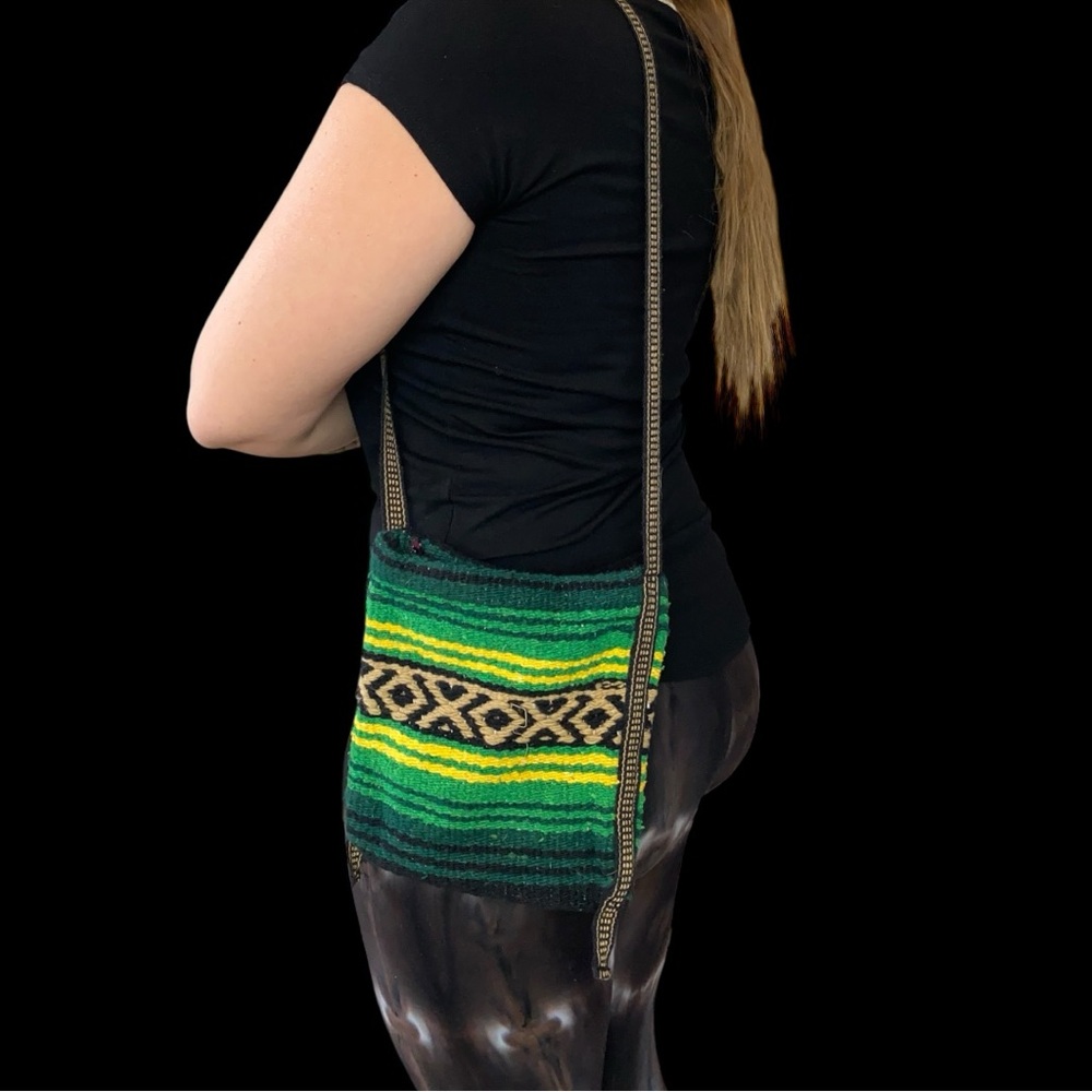 Rasta Drug Rug Green Bag